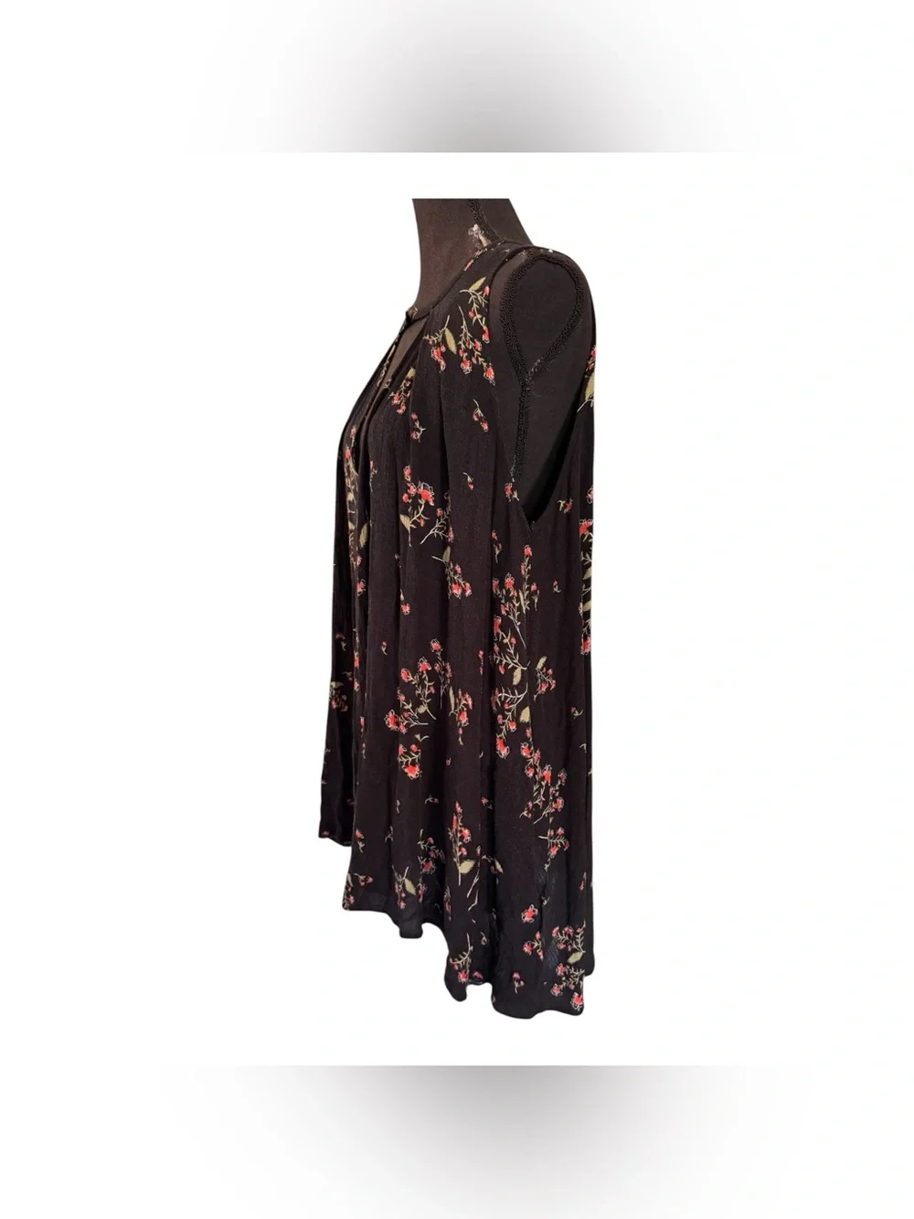 Free People Tree Swing Sleeveless Printed mini Dress or Tunic Top , Size Small